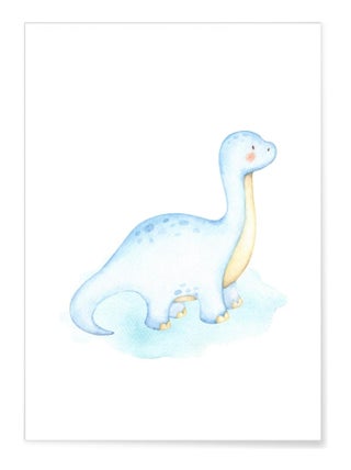 Affiche Enfant Diplodocus