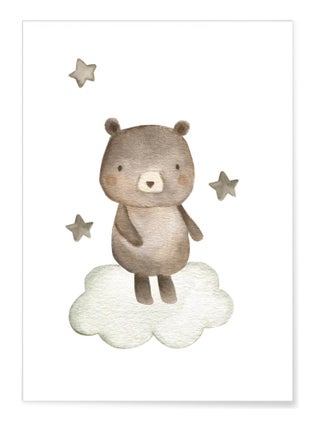 Affiche Enfant Ours