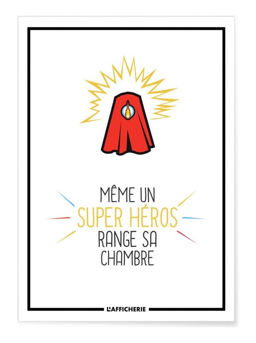 Affiche Enfant Super-Héros - Kiabi