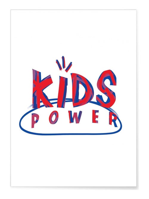 Affiche 'Kids Power' - Kiabi