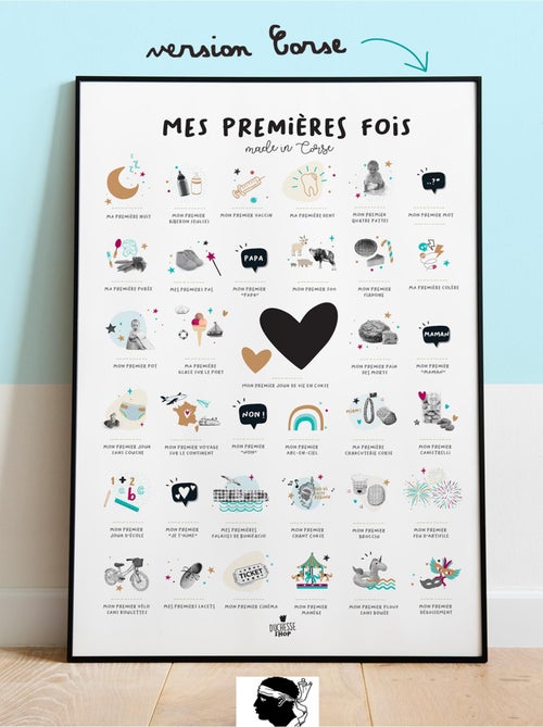 Affiche mes Premières Fois Made in Corse - Kiabi