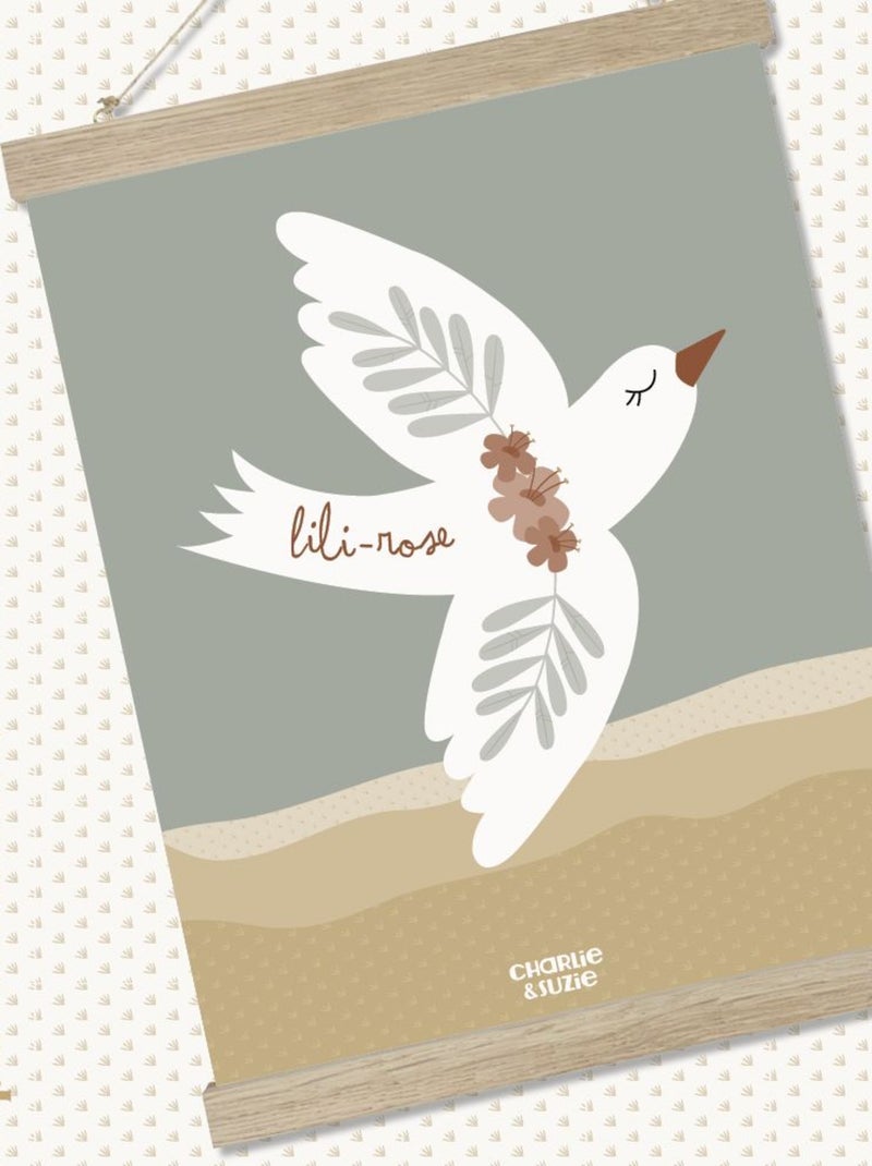 Affiche Oiseau Liberté-Lili Rose Multicolore - Kiabi