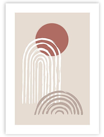 Affiche papier imprimé FADO ABSTRACT abstrait sans cadre – 50 x 70 cm Future Home