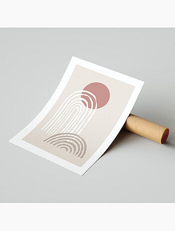 Affiche papier imprimé FADO ABSTRACT abstrait sans cadre – 50 x 70 cm Future Home
