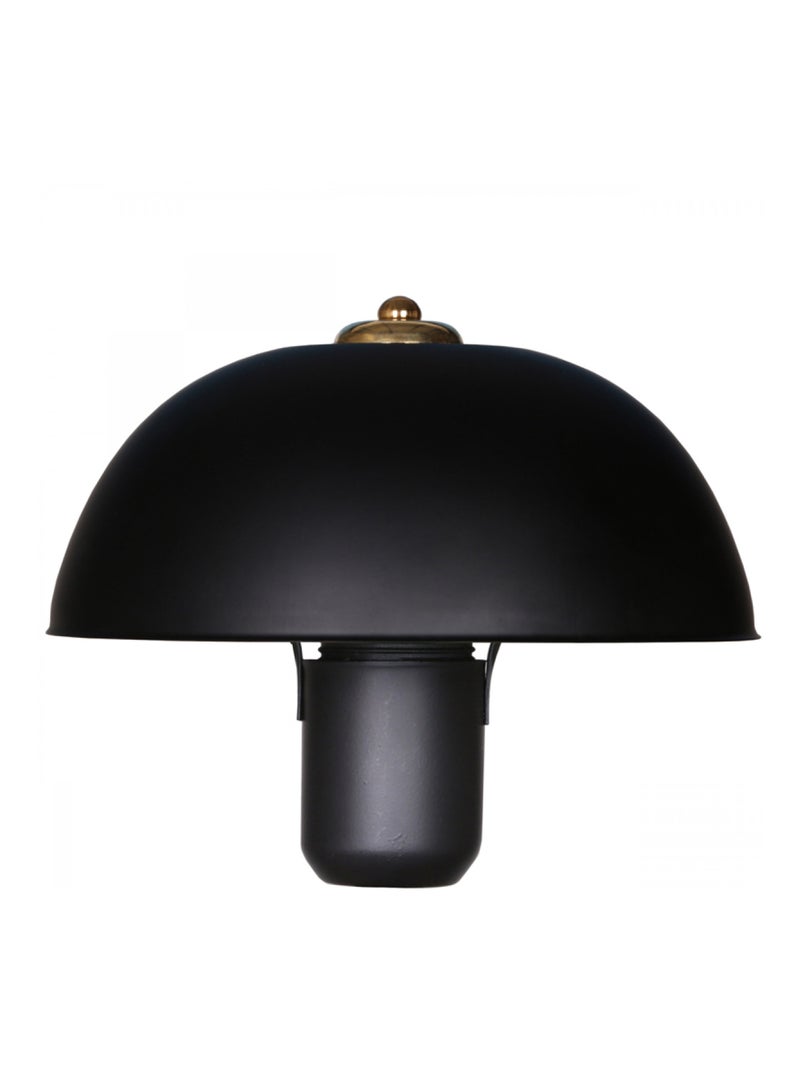 AGATHA - Lampe de table champignon noir 49cm Noir Noir - Kiabi