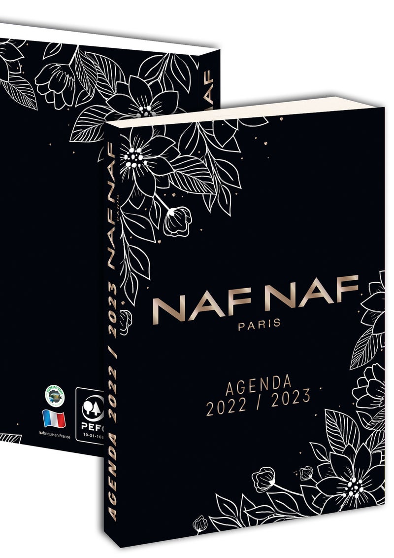 Agenda Scolaire 2022/2023 Naf Naf Noir - Kiabi