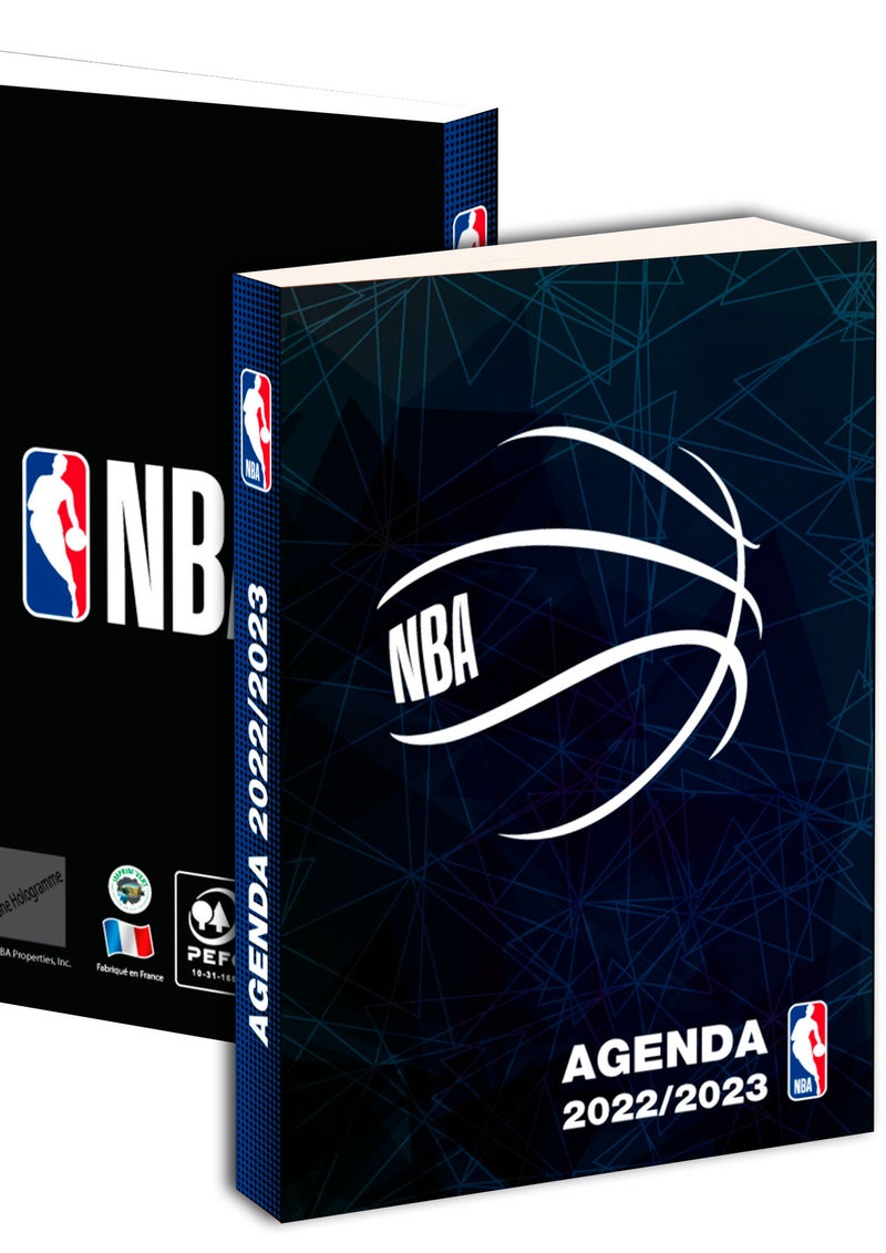 Agenda Scolaire 2022/2023 NBA Noir - Kiabi
