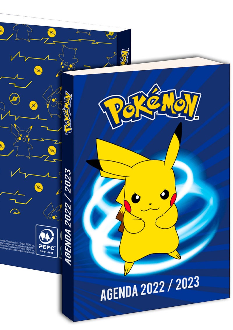 Agenda Scolaire 2022/2023 Pokemon Bleu - Kiabi