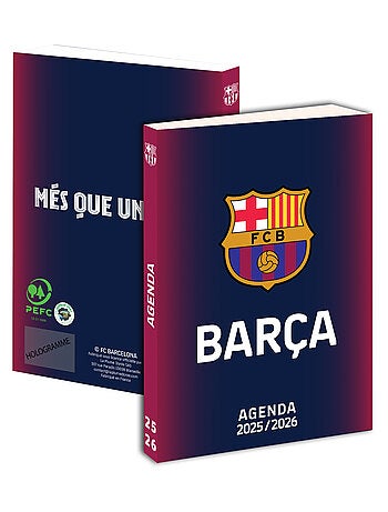 Agenda scolaire Barça 2025 2026 - Collection officielle FC Barcelone