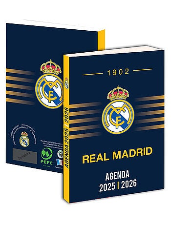 Agenda scolaire Real 2025 2026 - Collection officielle REAL MADRID