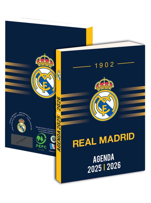 Agenda scolaire Real 2025 2026 - Collection officielle REAL MADRID - Kiabi