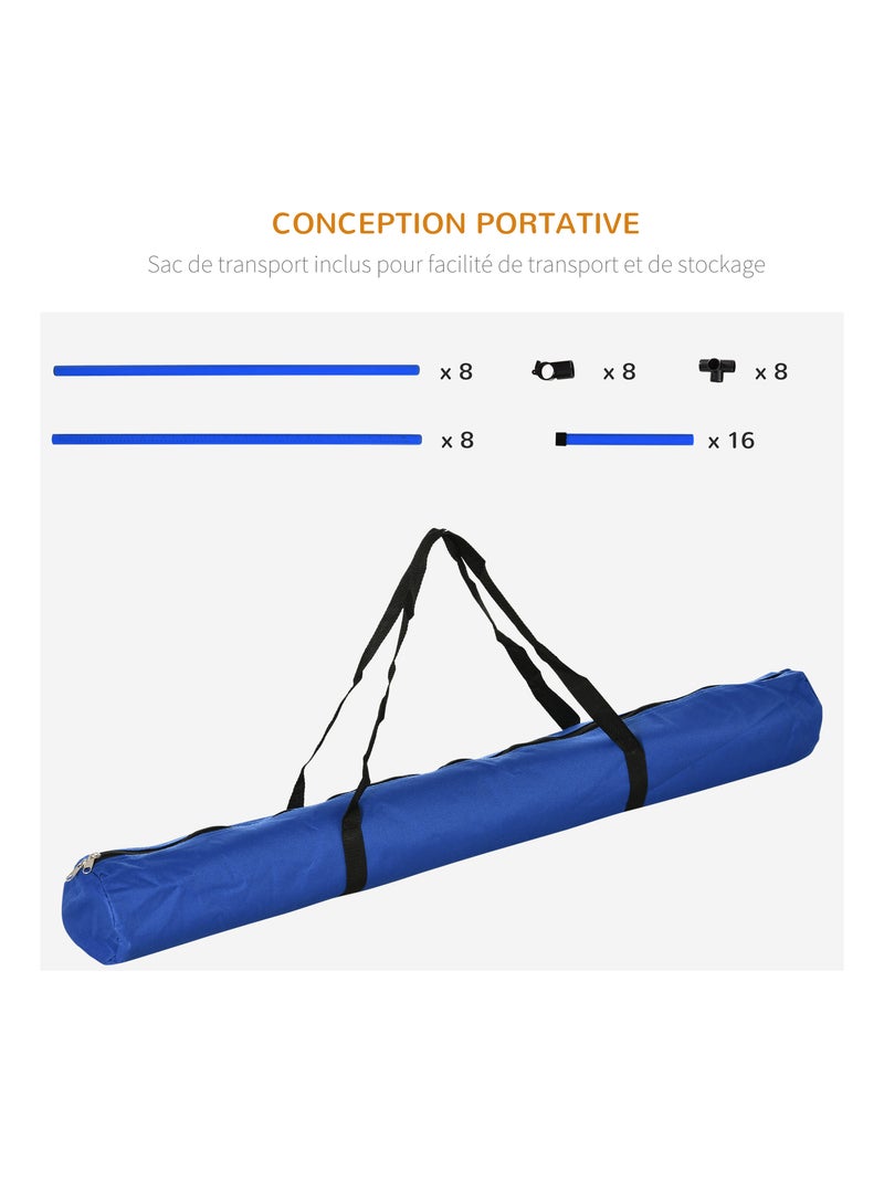 Agility sport pour chiens set de 4 obstacles professionnels Bleu Bleu - Kiabi