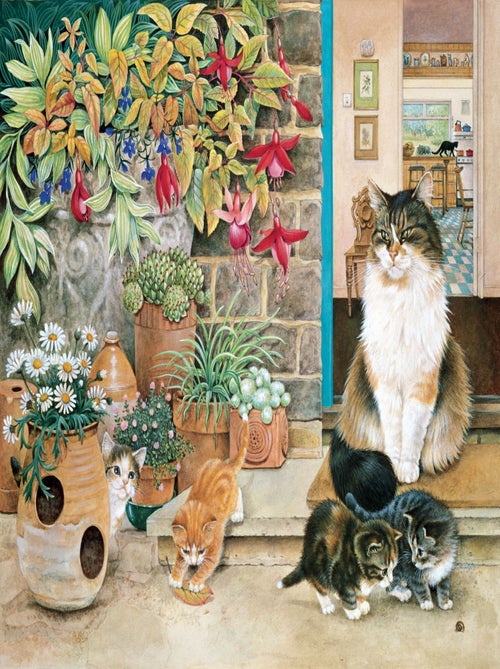 Agneatha et ses chatons d'Ivory - Kiabi