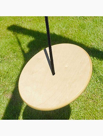 Agrès disque en bois pour portique