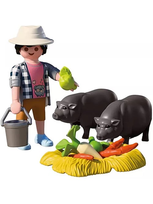 Agriculteur avec cochons - Kiabi Agriculteur avec cochons - Kiabi
