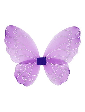 Ailes de fée violettes enfant déguisement princesse Labay