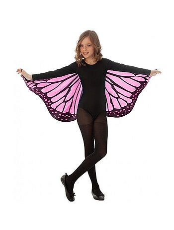 Ailes papillon orange pour enfant