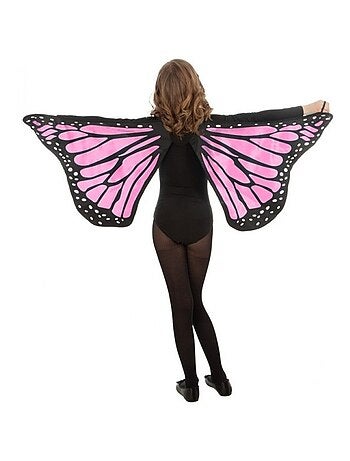Ailes papillon orange pour enfant