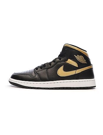 Air Jordan 1 Mid Baskets Doré Homme Nike