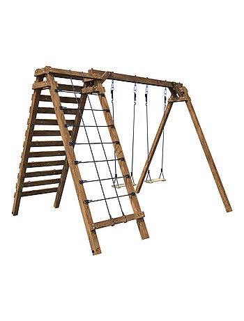Aire de jeux en bois pour enfants Tristan