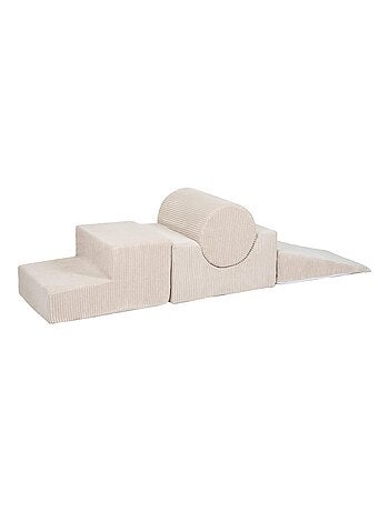 Aire De Jeux en mousse Aesthetic Shape Set 4-Éléments, Velvet Côtelé, écru