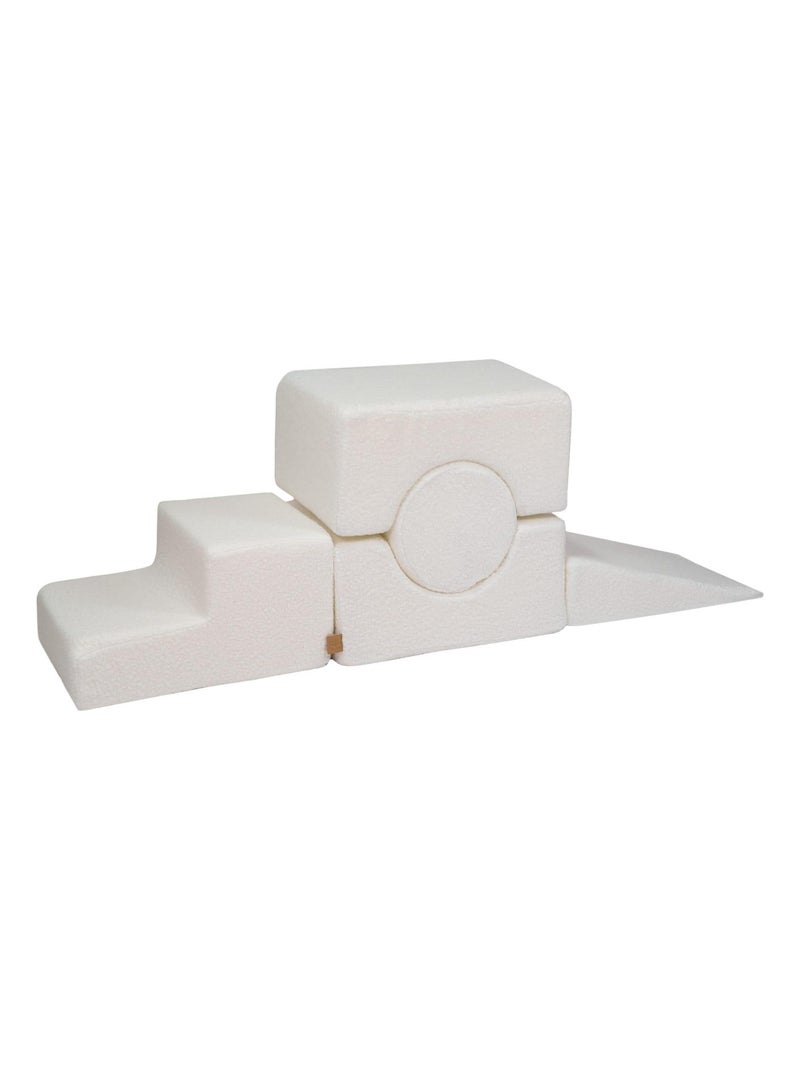 Aire De Jeux en mousse Boucle Shape Set 5-Éléments, Blanc Blanc - Kiabi