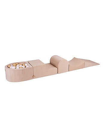 Aire de jeux en mousse pour enfants avec petite piscine à balles – velvet