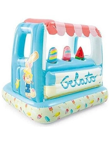 Aire de jeux gonflable marchand de glace