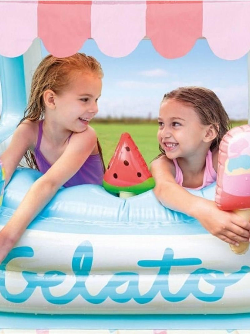 Aire de jeux gonflable marchand de glace Multicolore - Kiabi