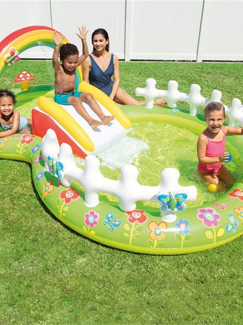 Aire de jeux gonflable Mon jardin - Kiabi