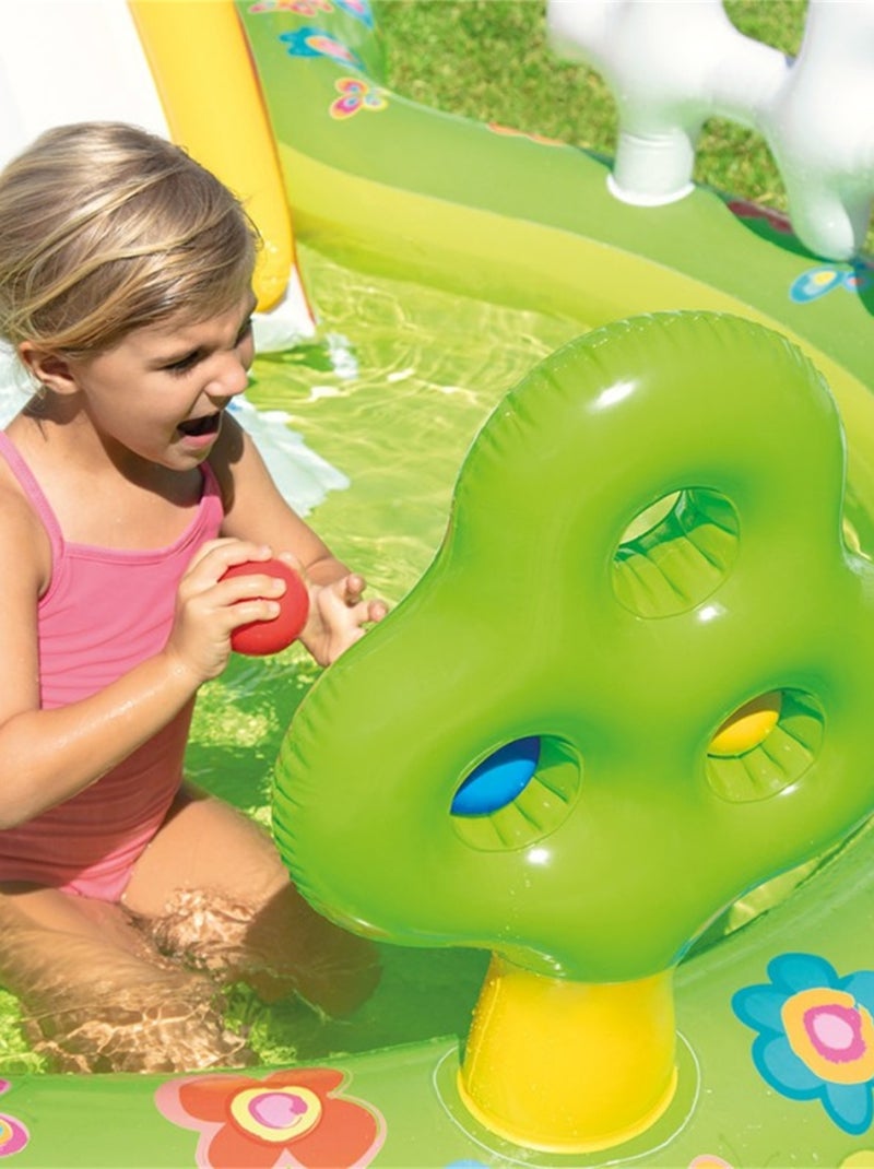 Aire de jeux gonflable Mon jardin Vert - Kiabi