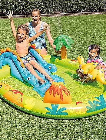 Aire de jeux gonflable petit dino