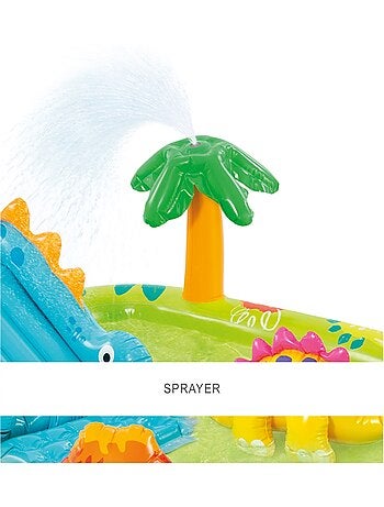 Aire de jeux gonflable petit dino
