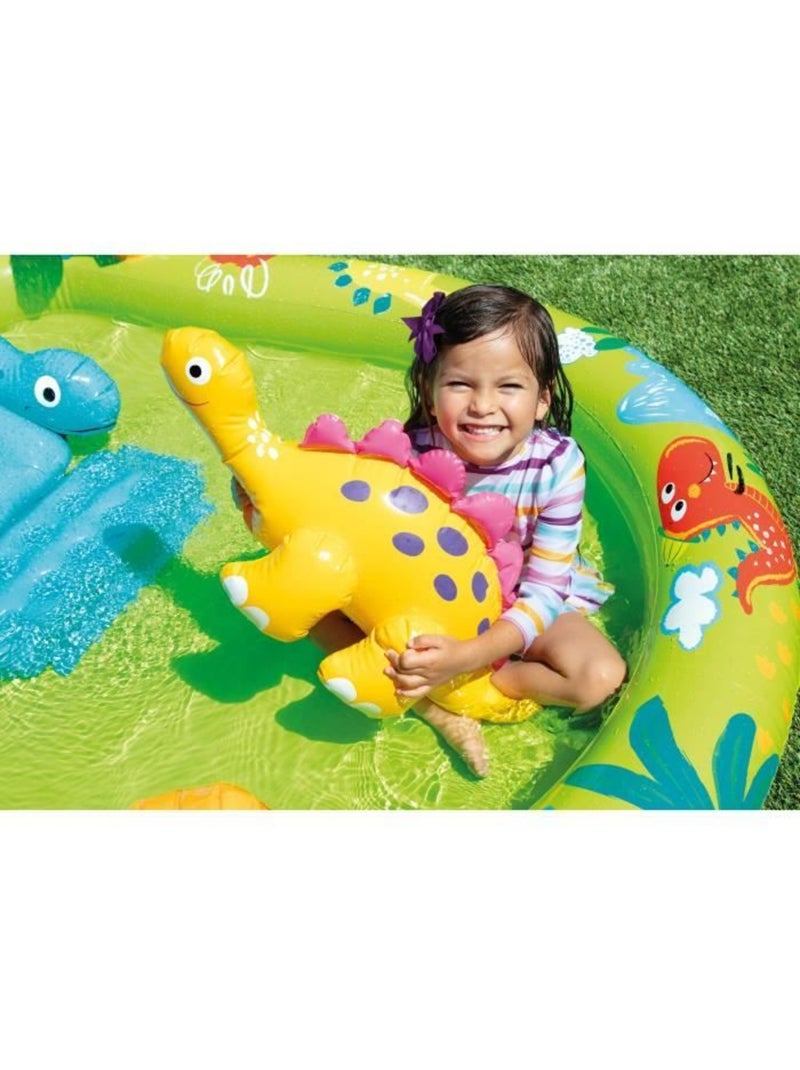 Aire de jeux gonflable petit dino Multicolore - Kiabi