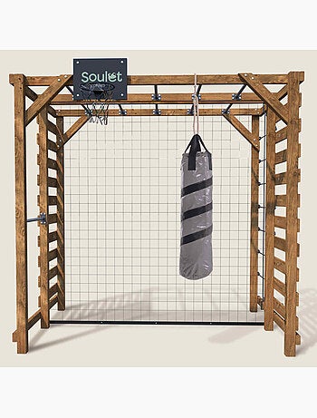 Aire de jeux multisport avec sac de frappe ODIN