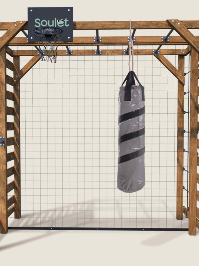 Aire de jeux multisport avec sac de frappe ODIN Marron - Kiabi