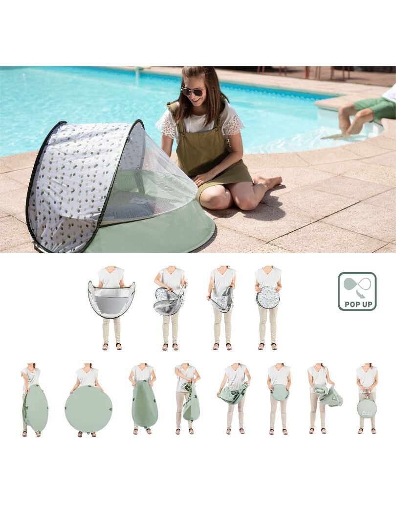 Aire De Jeux Bébé 3 En 1 Babymoov Aquani - Piscine, Tente Anti-UV FPS 50+ Avec Jouets