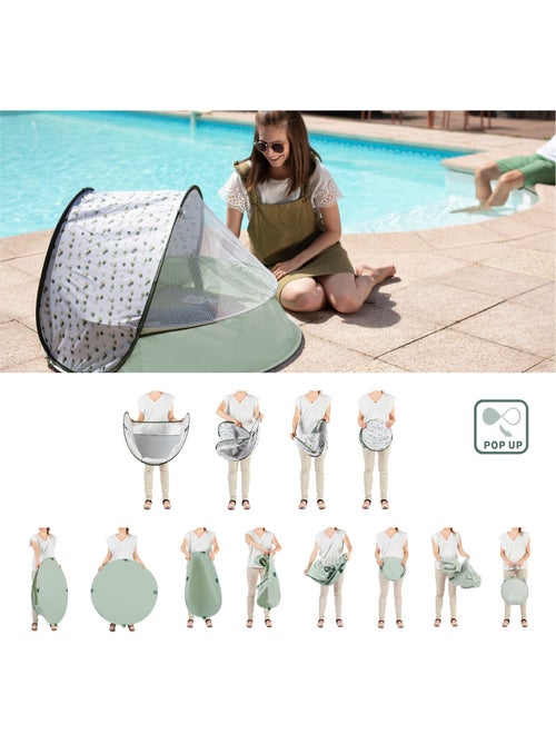 Aire de jeux, piscine & lit d'appoint 3 en 1, anti-UV FPS 50+ Aquani Provence 'Babymoov' - Kiabi