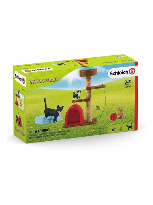 Aire De Jeux Pour Chats Adorables - Schleich - Kiabi