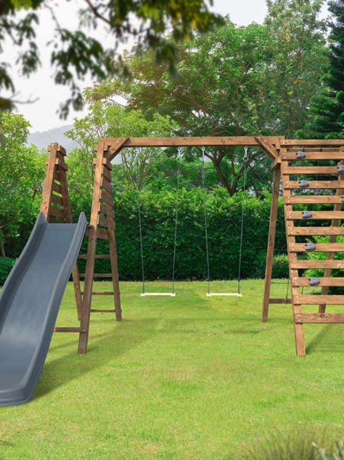 Aire de jeux pour enfants avec toboggan Isis - Kiabi