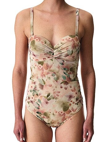 Aires lotus maillot de bain fleuri scintillant penti