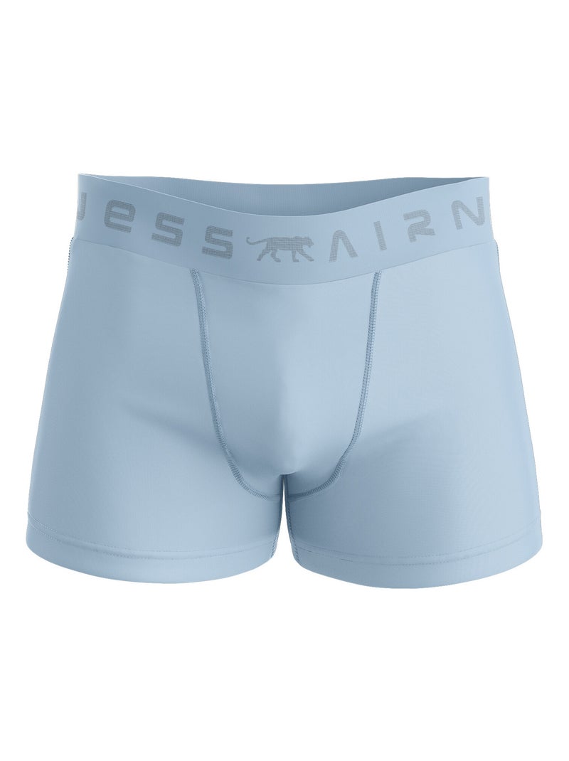 AIRNESS Lot de 3 boxers homme en coton Predator Airness Bleu Vert - Kiabi