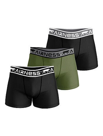 AIRNESS Lot de 3 boxers homme en coton Starter Airness