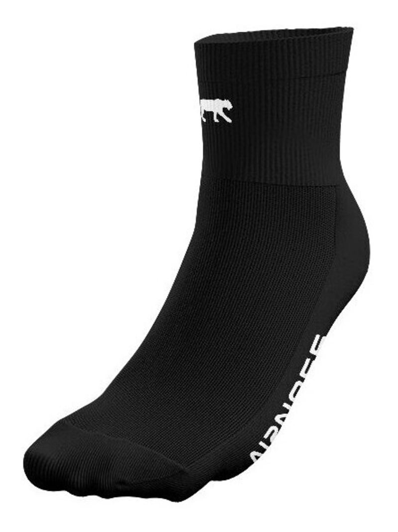 AIRNESS Lot de 3 paires de chaussettes quarter homme Sport Airness Noir Blanc - Kiabi