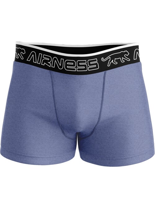 AIRNESS Lot de 5 boxers homme en coton colorés Starter Airness - Kiabi