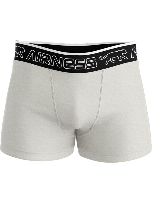 AIRNESS Lot de 5 boxers homme en coton colorés Starter Airness - Kiabi