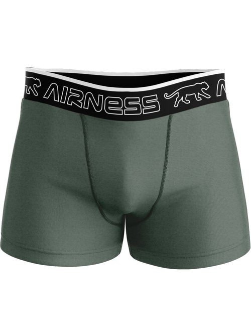 AIRNESS Lot de 5 boxers homme en coton colorés Starter Airness - Kiabi