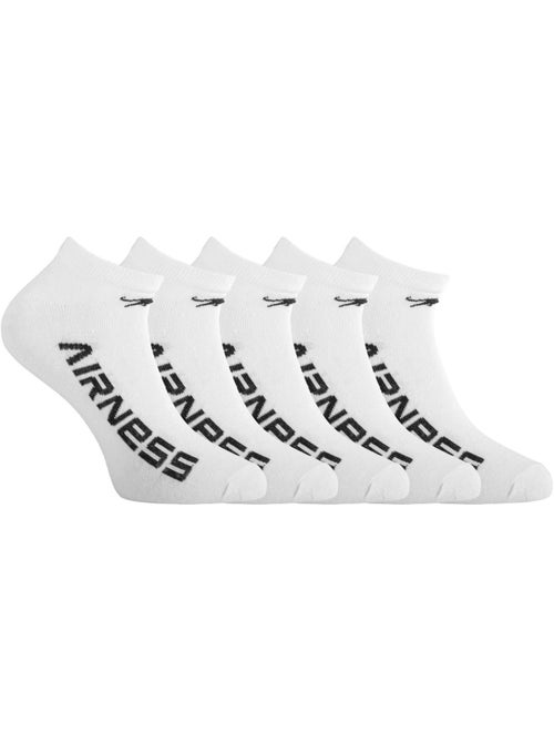 AIRNESS Lot de 5 paires de chaussettes tiges courtes homme Classic Airness - Kiabi
