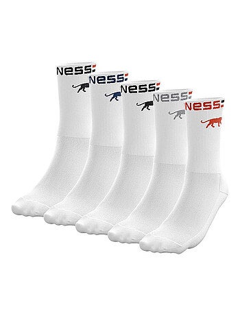 Airness lot de 5 paires de tennis homme logo sur tige colors panther airness
