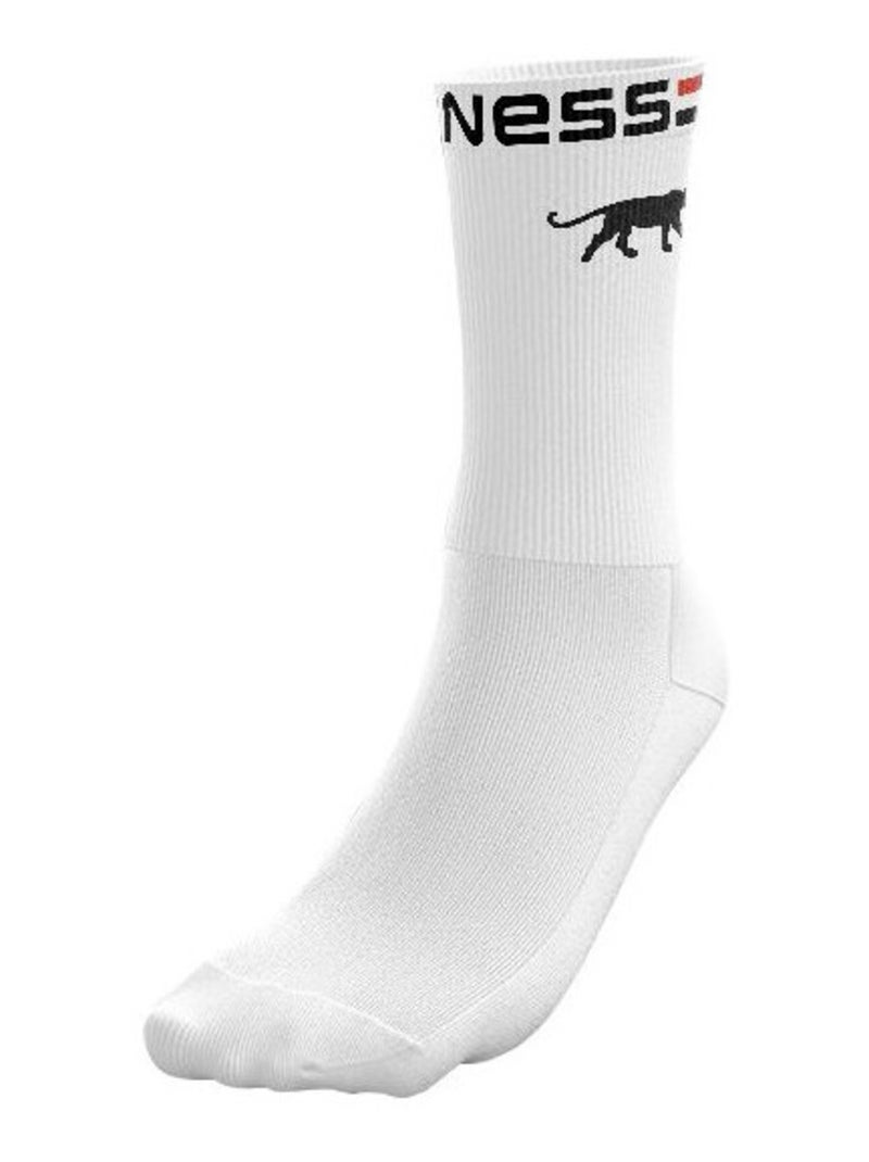 AIRNESS Lot de 5 paires de tennis homme Logo sur tige Colors Panther Airness Blanc - Kiabi